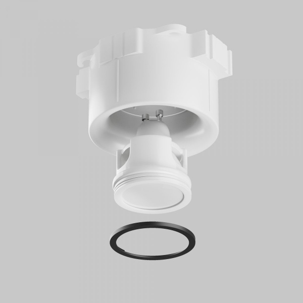 фото Фиксирующее кольцо для серии Интро / Intro GU10 черный Maytoni Technical DLA110-B