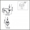 фото Металл/стекло, хром/прозрачный Бра E14 1*40W 220V INCANTO CLASSI, арт. 8034/1W