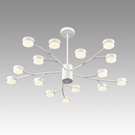 фото Металл/металл белый/белый Люстра GX53 LED 15*7W 220V TORINA COMFI, арт. 8265/15