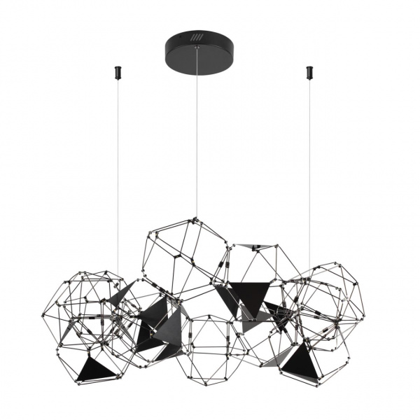 Черный хром/металл Люстра LED 56W 4000K 3360Лм TRELLIS L-VISION, арт. 5087/56L