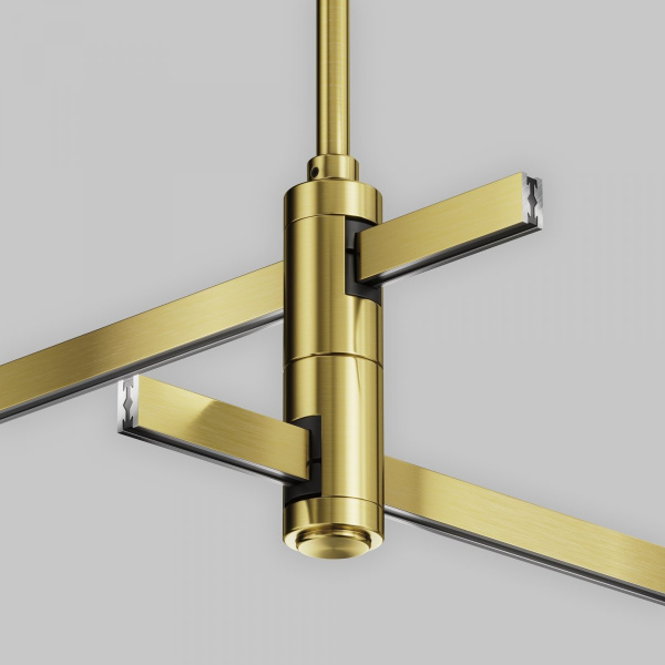 фото Крепление потолочное Среднее / Medium двойное 300мм Flarity латунь Maytoni Technical TRA158C-D1-BS