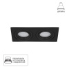 Точечный встраиваемый светильник Arte Lamp TARF A2168PL-2BK