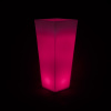 фото Светящееся LED кашпо-конус Flow 220V RGB 35*35*70