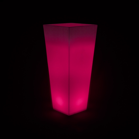 фото Светящееся LED кашпо-конус Flow 220V RGB 35*35*70