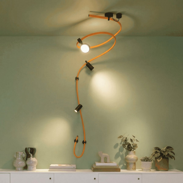 фото Светильник трековый 48V 10W 4000K 100° черный Due Hermes Lightstar 210547