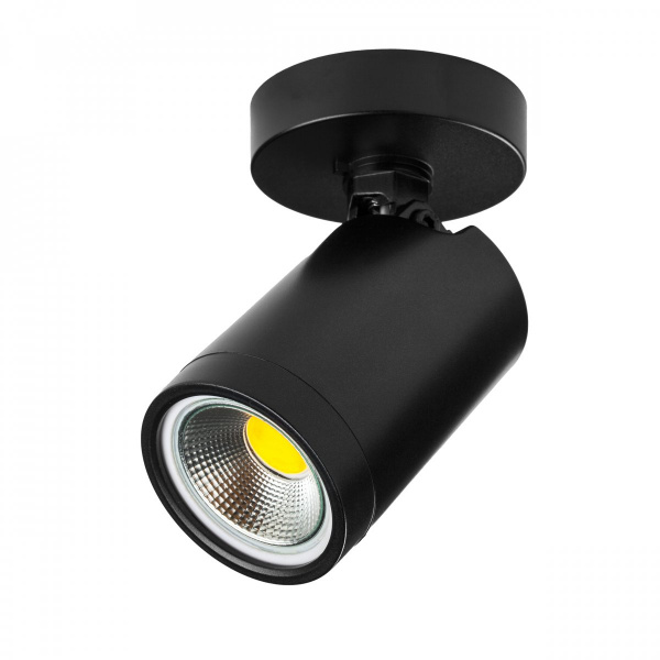 Светильник термостойкий PVC накладной для LED источника света Rullo, черный Lightstar 213407
