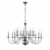 Хром, металл/стекло Люстра подвесная Е14 16*40W 220V INCANTO CLASSI, арт. 8034/16