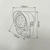 фото Прожектор LED зеленый G5618 18W 15° IP65 темно-серый