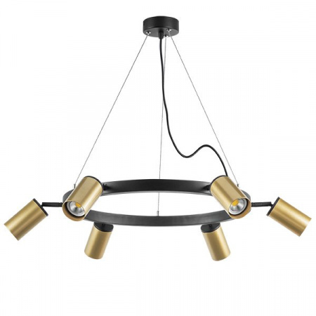 фото Люстра подвесная Rullo, черный Lightstar LR016406