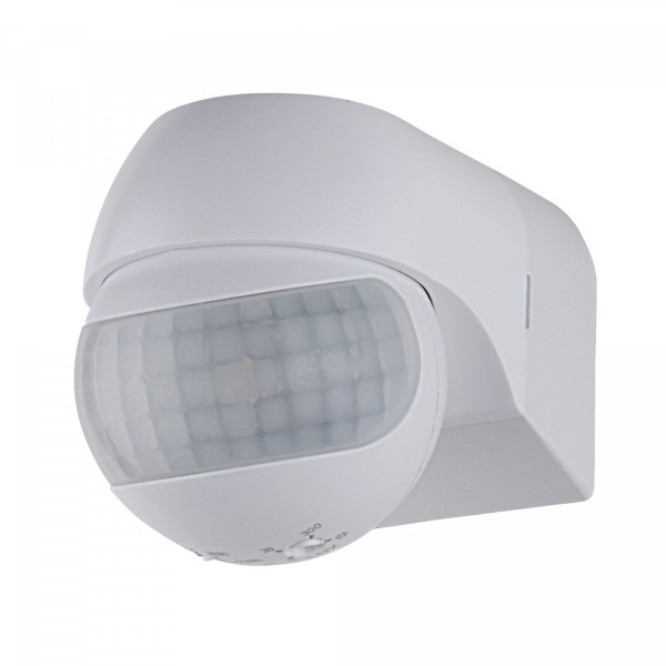 Инфракрасный датчик движения 12м 800W 180° IP44 белый SNS-M-10