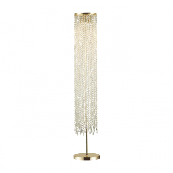 фото Золотой/прозрачный металл/хрусталь Торшер GU10 3*50W CHOKKA MODERN, арт. 5028/3F