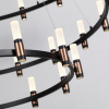 фото Матовый черный/ ант.бронза/белый/металл/акрил Люстра LED 204W 4000K 8074Лм CANDEL L-VISION, арт. 5009/204L