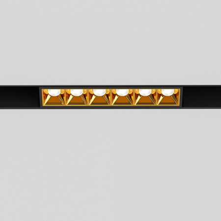 фото Slim Magnetic Трековый светильник 6W 4000K Artas чёрный/золото 85101/01