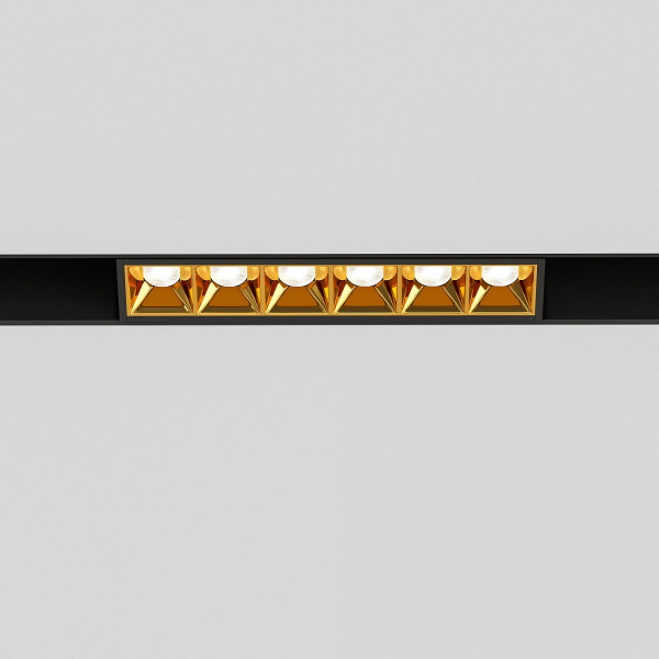 фото Slim Magnetic Трековый светильник 6W 4000K Artas чёрный/золото 85101/01