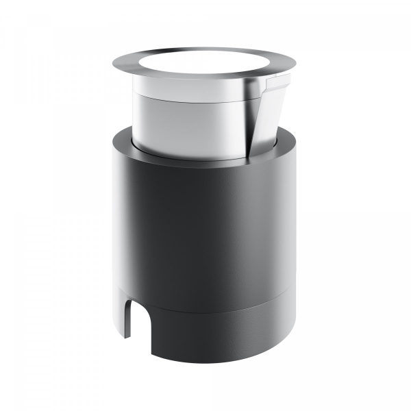 Уличный встраиваемый светильник Maytoni Outdoor Gleam O515DL-L2S3K, серебро