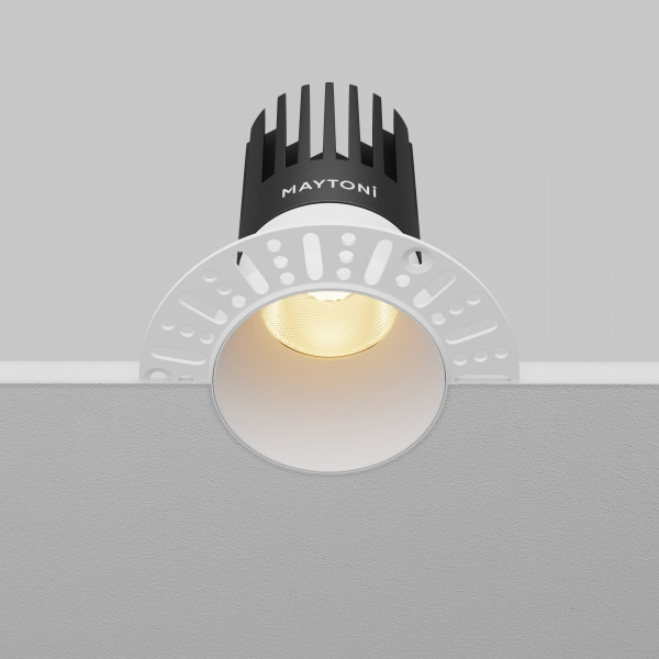 фото Встраиваемый светильник Maytoni Technical Dip DL122-15W-2.7K-TRS-W, белый