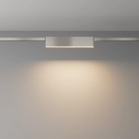 фото Трековый светильник Maytoni Technical Basis TR151-1-18W3K-PT, платина