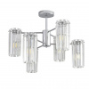 Хром/прозрачный, металл/хрусталь Люстра подвесная E14 6*40W 220V FAVLA CLASSI, арт. 8348/6C