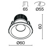 фото Встраиваемый светильник Maytoni Technical Zoom DL034-01-06W3K-B, черный
