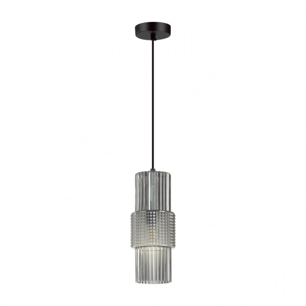Черный/дымчатый металл/стекло Подвес E14 1*40W PIMPA MODERN, арт. 5016/1