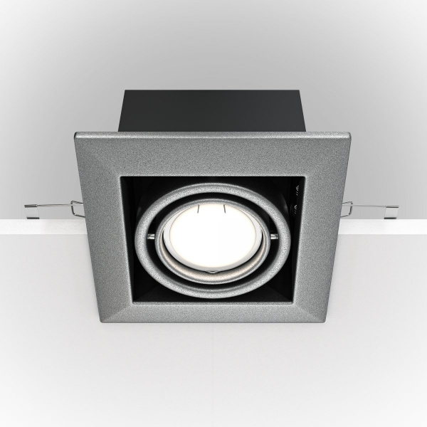 Встраиваемый светильник Maytoni Technical Metal Modern DL008-2-01-S, серебро