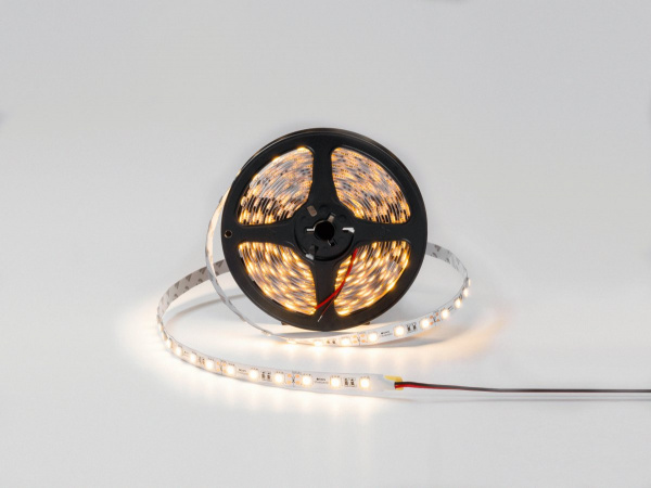 Светодиодная лента 5050, 60 LED/м, 14,4 Вт/м, 12В, IP20, Цвет: Теплый белый, SWG560-12-14.4-WW-M, катушка 5 м