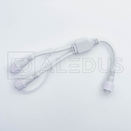 фото Разветвитель ALEDUS 1-2, 2Pin, белый