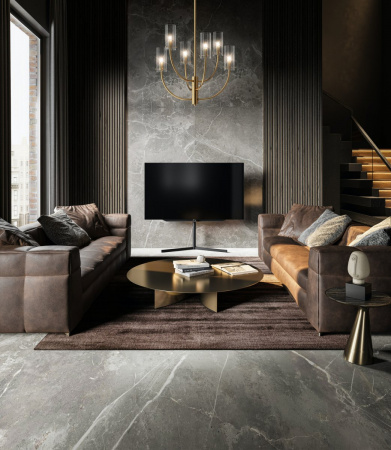 фото Подвесной светильник Maytoni Arco MOD223PL-06BS, латунь