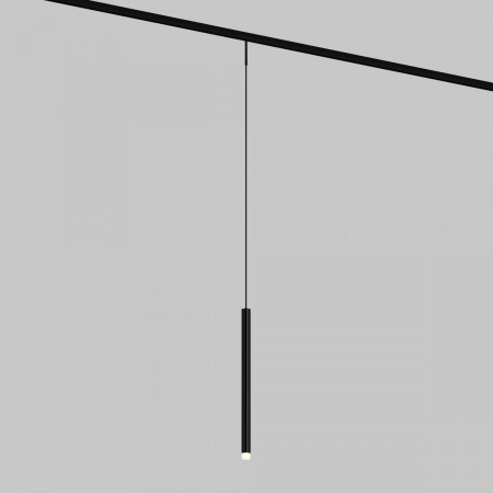 фото Трековый подвесной светильник Maytoni Technical Skim TR191-1-3W3K-M-B, черный