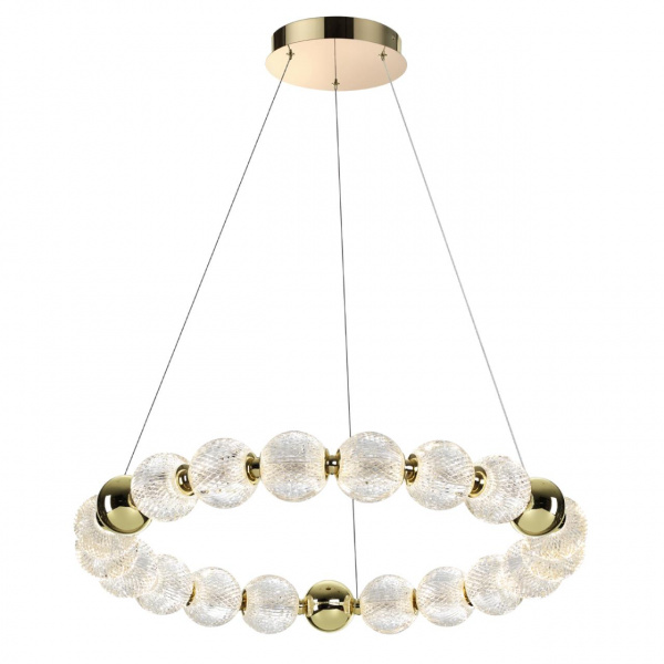 Золотой/металл/акрил Люстра LED 60W 4000K 5058лм CRYSTAL L-VISION, арт. 5008/60L