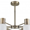 фото Бронза/белый металл/стекло Люстра потолочная Е14 8*40W 220V MAVE COMFI, арт. 8100/8C