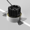 фото Встраиваемый светильник Maytoni Technical Round DL058-12W3K-TRS-BS, латунь