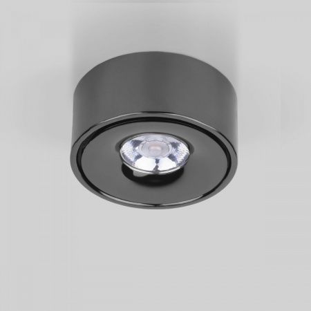 фото Накладной светодиодный светильник Glide черный жемчуг 25100/LED