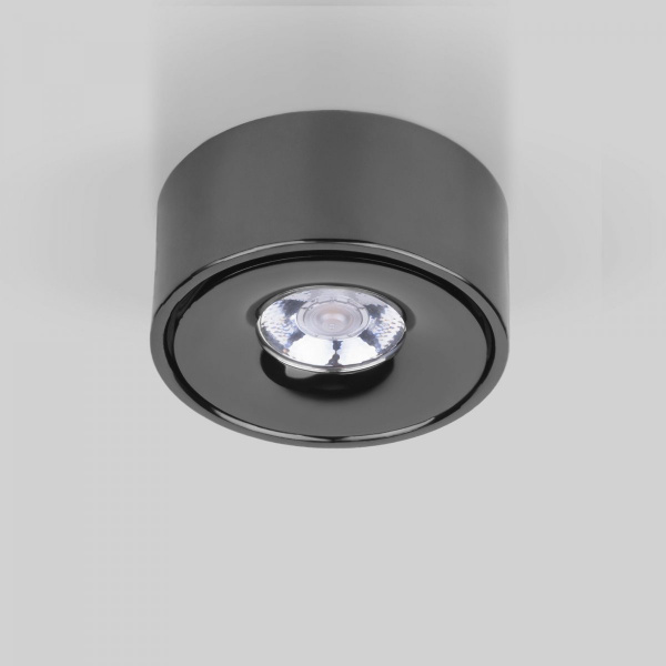 фото Накладной светодиодный светильник Glide черный жемчуг 25100/LED