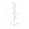 фото Настольный светодиодный светильник 90332/6 черный
