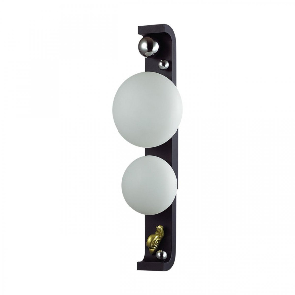 Уличный настенный светильник IP54, черный Odeon Light LUMA, арт. 5434/2W