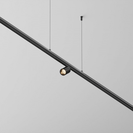 фото Шинопровод накладной/подвесной Maytoni Technical CA012-TRX-300-B, черный