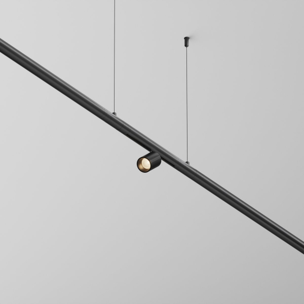 фото Шинопровод накладной/подвесной Maytoni Technical CA012-TRX-300-B, черный