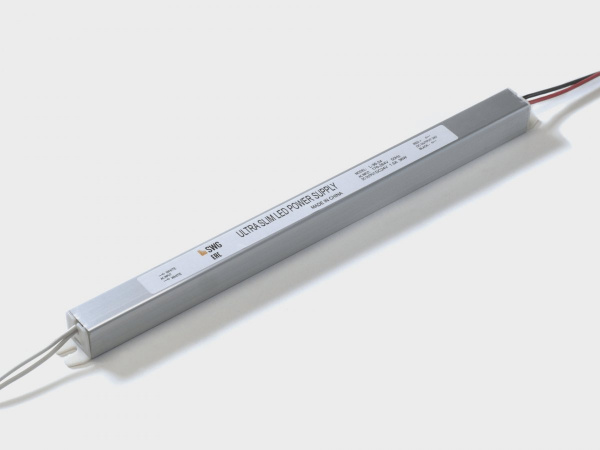 Блок питания сверхтонкий SWG для светодиодных лент, 36 W, 24V, L-36-24