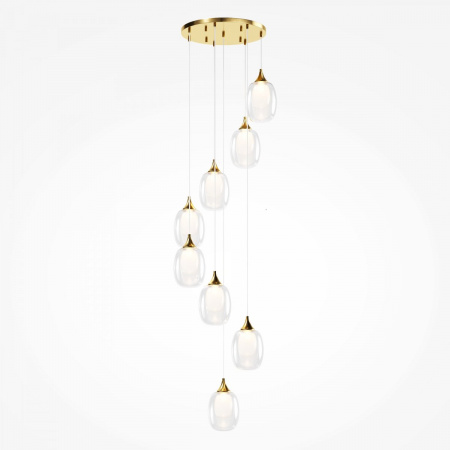 фото Подвесной светильник Maytoni Aura MOD016PL-08BS1, латунь