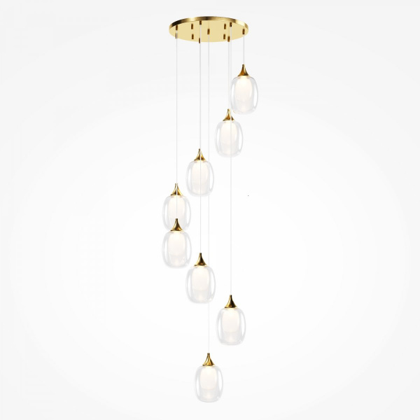 фото Подвесной светильник Maytoni Aura MOD016PL-08BS1, латунь