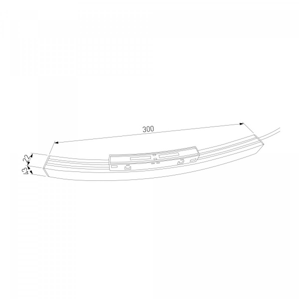 фото Slim Magnetic Блок питания 200W для радиусного шинопровода черный Ø 1200mm 95058/00