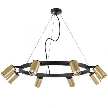 фото Люстра подвесная Rullo, черный Lightstar LR018408