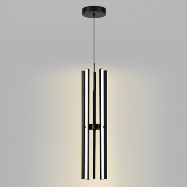 фото Черный//металл/ Подвесной светильник 4000K LED 60W 220V PARKER LEDIO, арт. 6563/60L