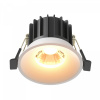 Встраиваемый светильник Maytoni Technical Round DL058-12W2.7K-W, белый