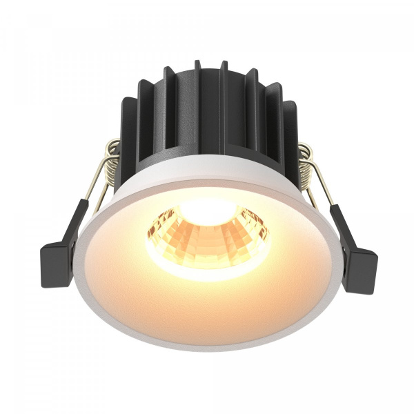 Встраиваемый светильник Maytoni Technical Round DL058-12W2.7K-W, белый