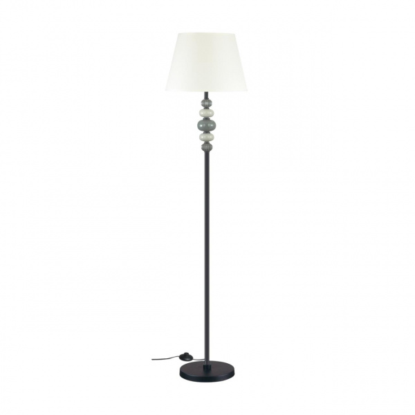 Черный матов./серый/молочный металл/керамика/ткань Торшер E27 1*60W SOCHI MODERN, арт. 4896/1F