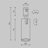 фото Трековый светильник Maytoni Technical Focus Led TR144-1-12W4K-W-PT, платина