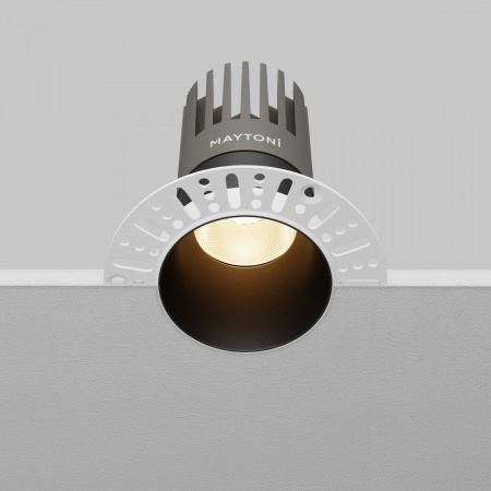 фото Встраиваемый светильник Maytoni Technical Dip DL122-15W-3K-TRS-B, черный
