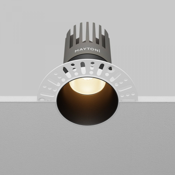 фото Встраиваемый светильник Maytoni Technical Dip DL122-15W-3K-TRS-B, черный